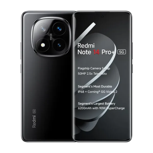 Redmi Note 14 PRO+ 5G 8 GB + 256GB, Titan Black