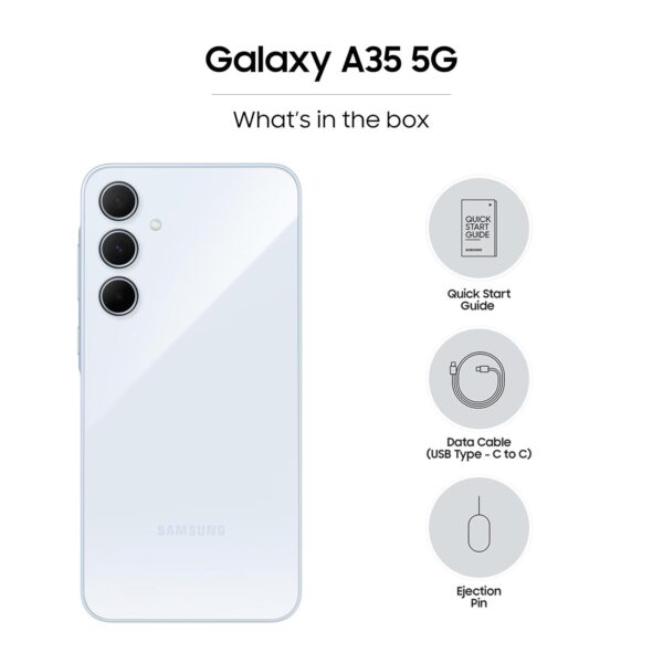 Galaxy A35 5G 8GB/256GB Awesome Iceblue - Image 3