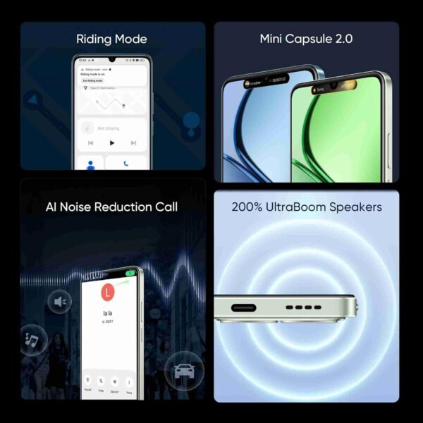 Realme C63 4G 4GB+128GB Jade Green - Image 3