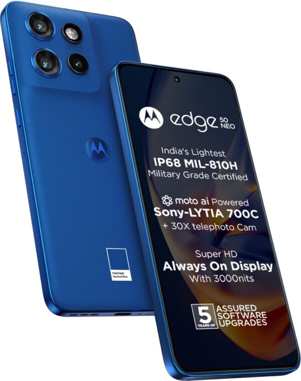 MOTO EDGE 50NEO 8/256 PANTONE Nautical Blue - Image 2