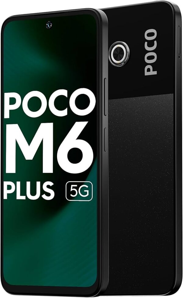 poco m6 plus 5g 6/128 Graphite Black - Image 3