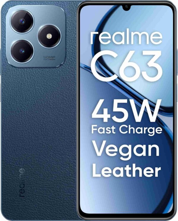 Realme C63 4G 4GB+128GB Leather Blue