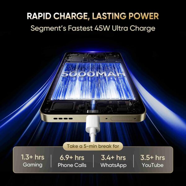 Realme P1 Speed 5g 8GB+128GB Textured Titanium - Image 5