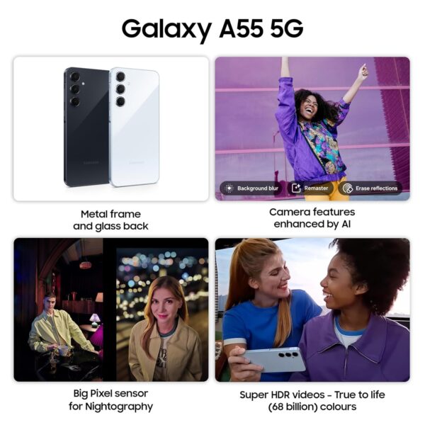 Galaxy A55 5G 8GB/ 256GB Awesome Navy - Image 2